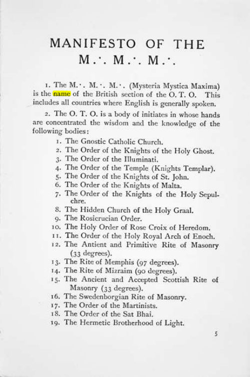 Original scan of Manifesto of the M.M.M., PDF page 6