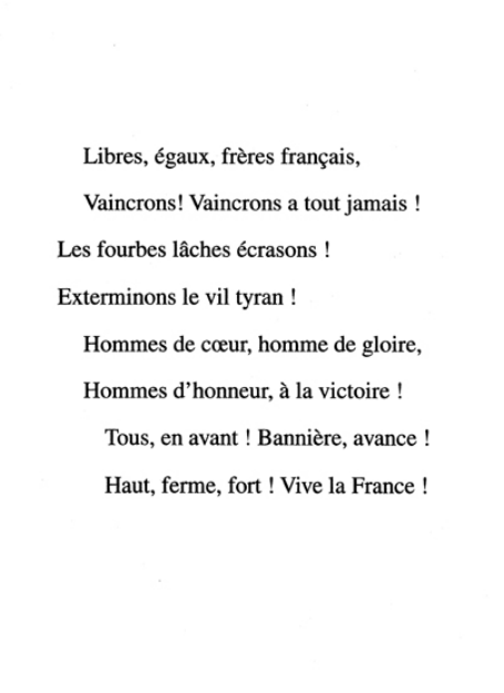 Original scan of La Gauloise. Song of the Free French, PDF page 4