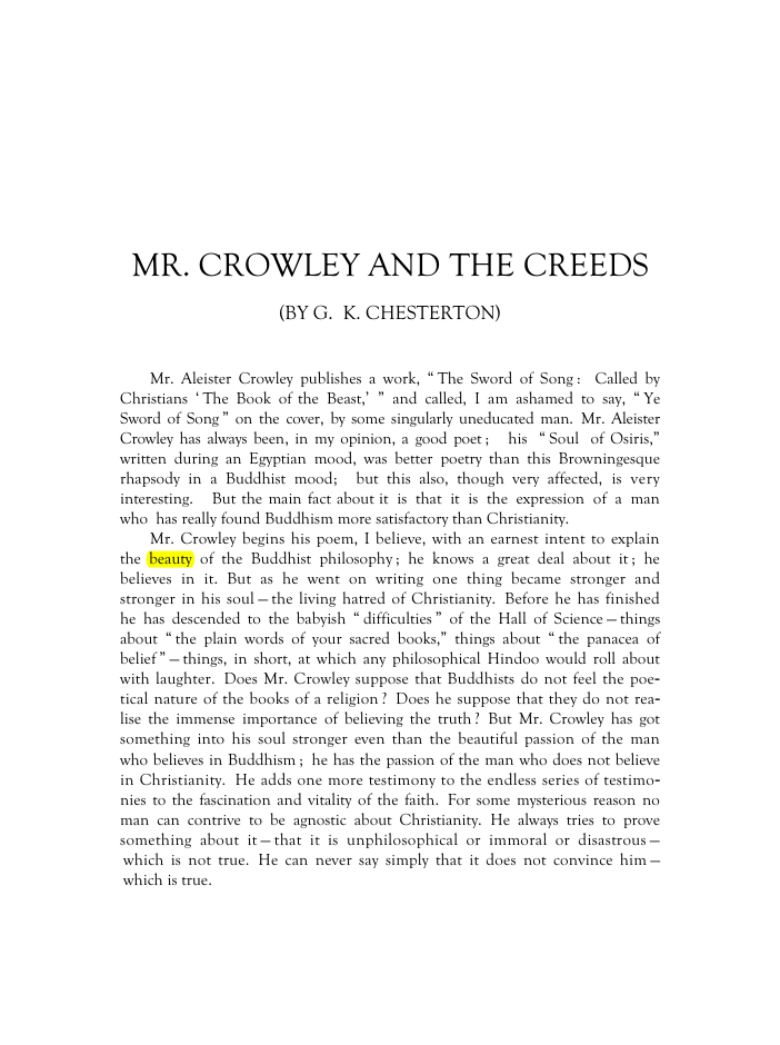 Original scan of Mr. Crowley and The Creeds, PDF page 2