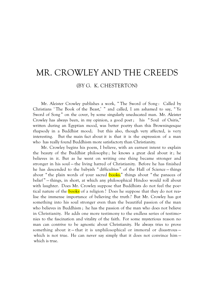 Original scan of Mr. Crowley and The Creeds, PDF page 2