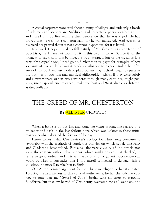 Original scan of Mr. Crowley and The Creeds, PDF page 3