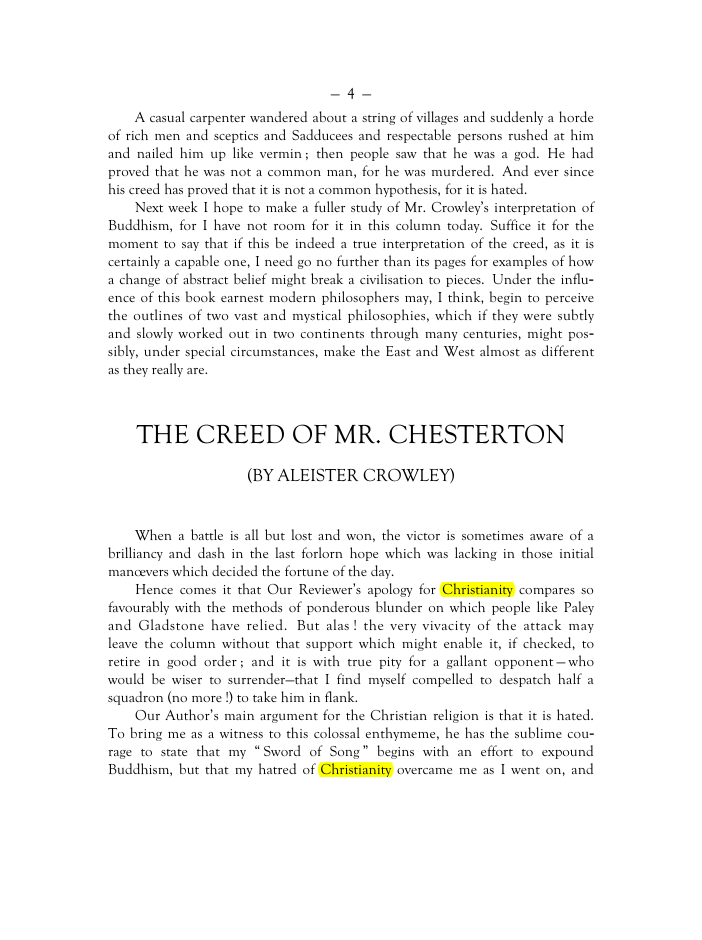 Original scan of Mr. Crowley and The Creeds, PDF page 3