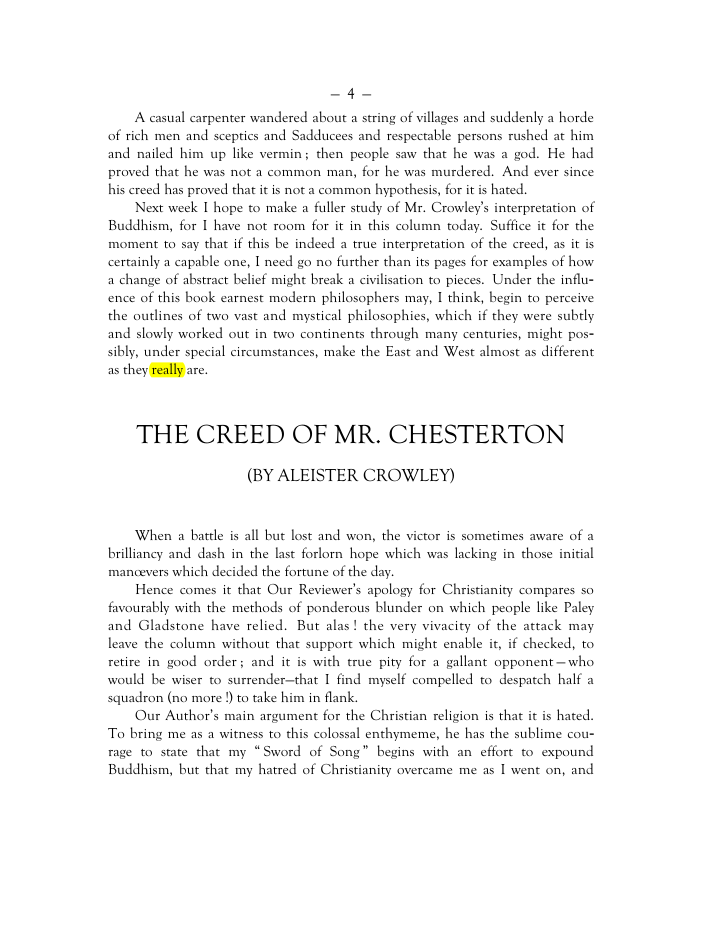 Original scan of Mr. Crowley and The Creeds, PDF page 3