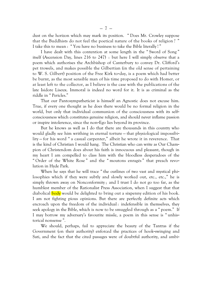 Original scan of Mr. Crowley and The Creeds, PDF page 6
