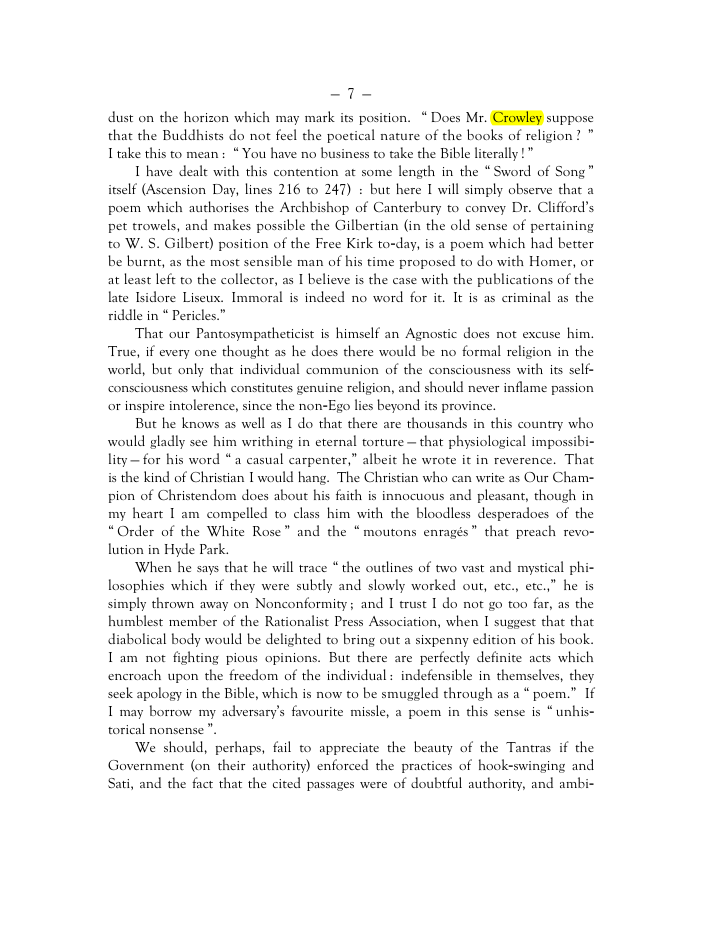 Original scan of Mr. Crowley and The Creeds, PDF page 6