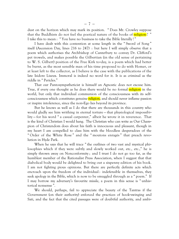 Original scan of Mr. Crowley and The Creeds, PDF page 6