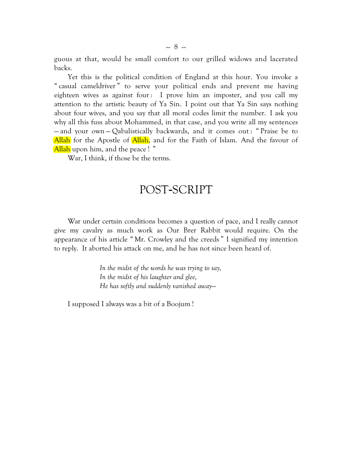Original scan of Mr. Crowley and The Creeds, PDF page 7