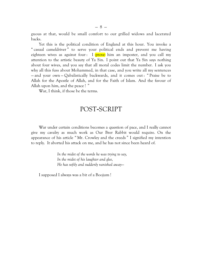 Original scan of Mr. Crowley and The Creeds, PDF page 7