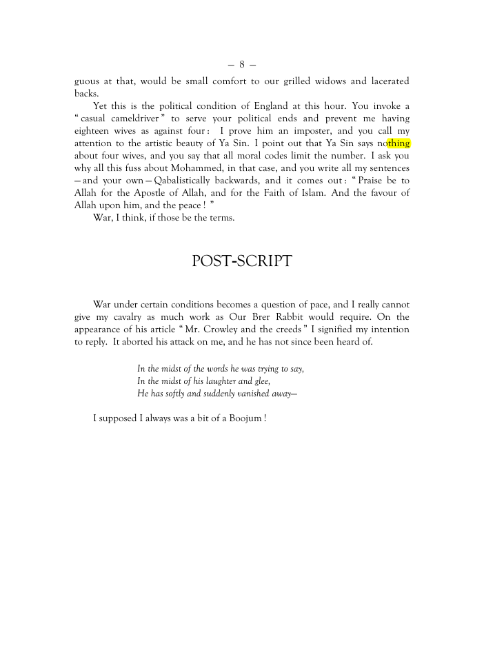 Original scan of Mr. Crowley and The Creeds, PDF page 7