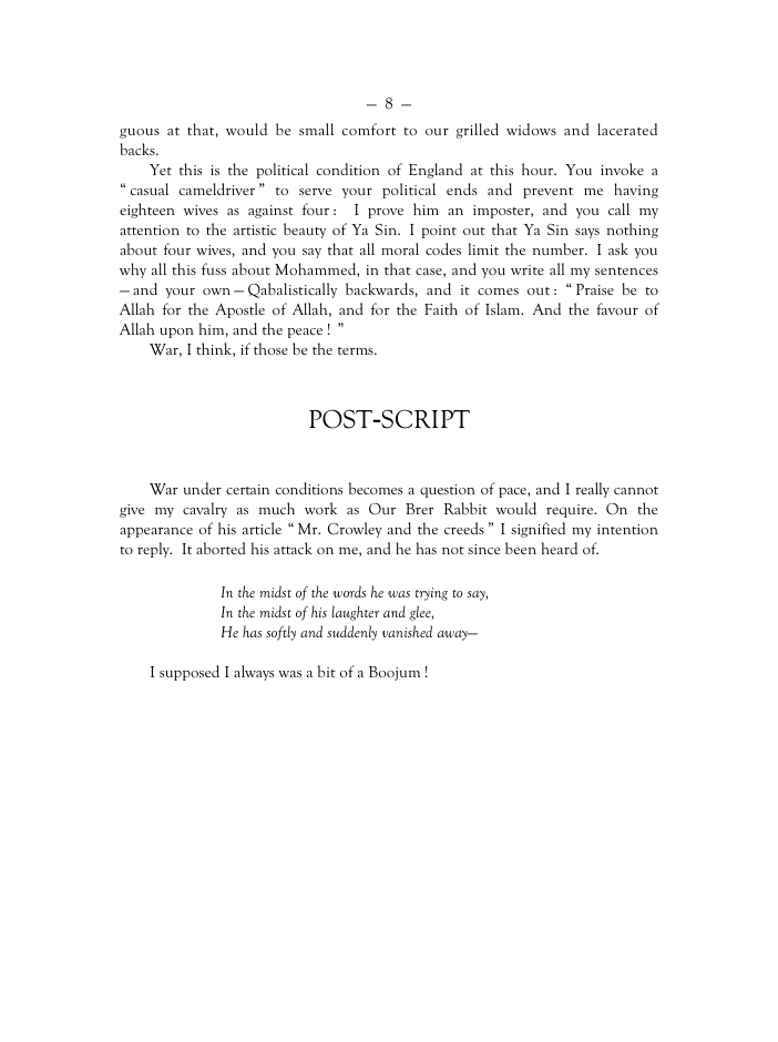 Original scan of Mr. Crowley and The Creeds, PDF page 7