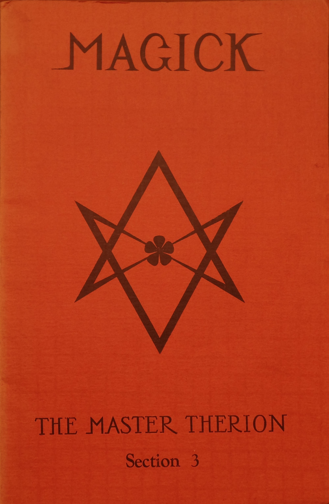 Original scan of Magick in Theory and Practice (Section 3), PDF page 1