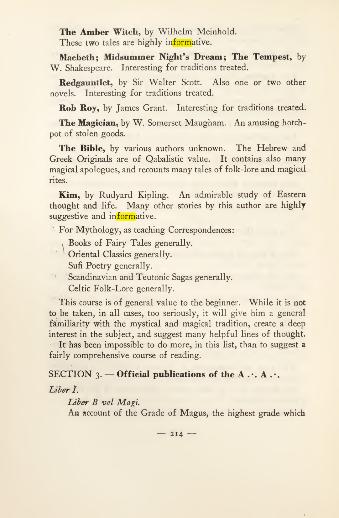 Original scan of Magick in Theory and Practice (Section 3), PDF page 10