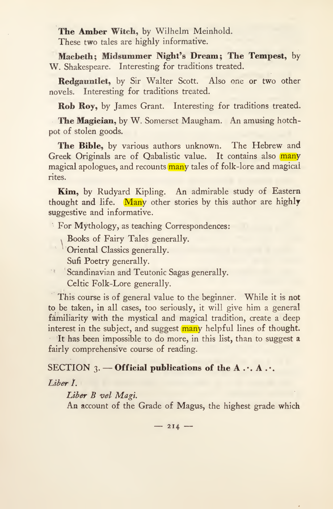 Original scan of Magick in Theory and Practice (Section 3), PDF page 10