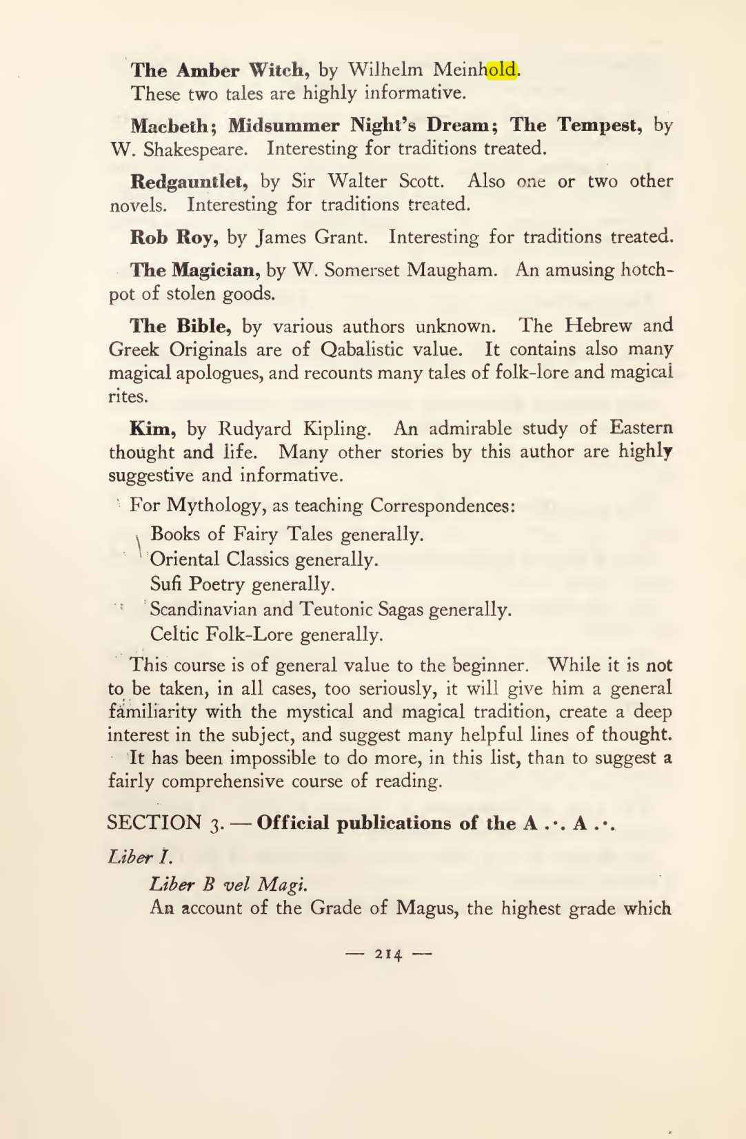 Original scan of Magick in Theory and Practice (Section 3), PDF page 10