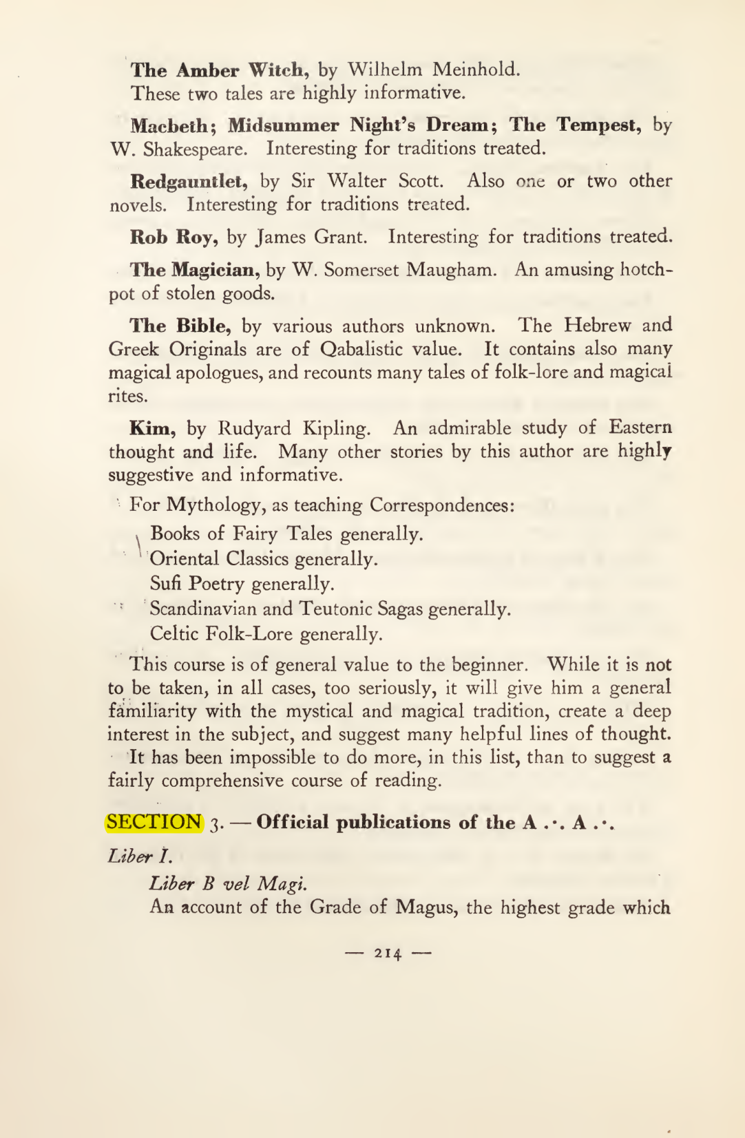 Original scan of Magick in Theory and Practice (Section 3), PDF page 10