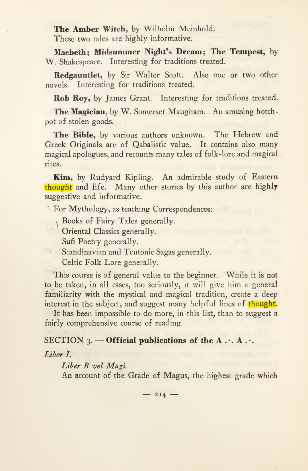 Original scan of Magick in Theory and Practice (Section 3), PDF page 10