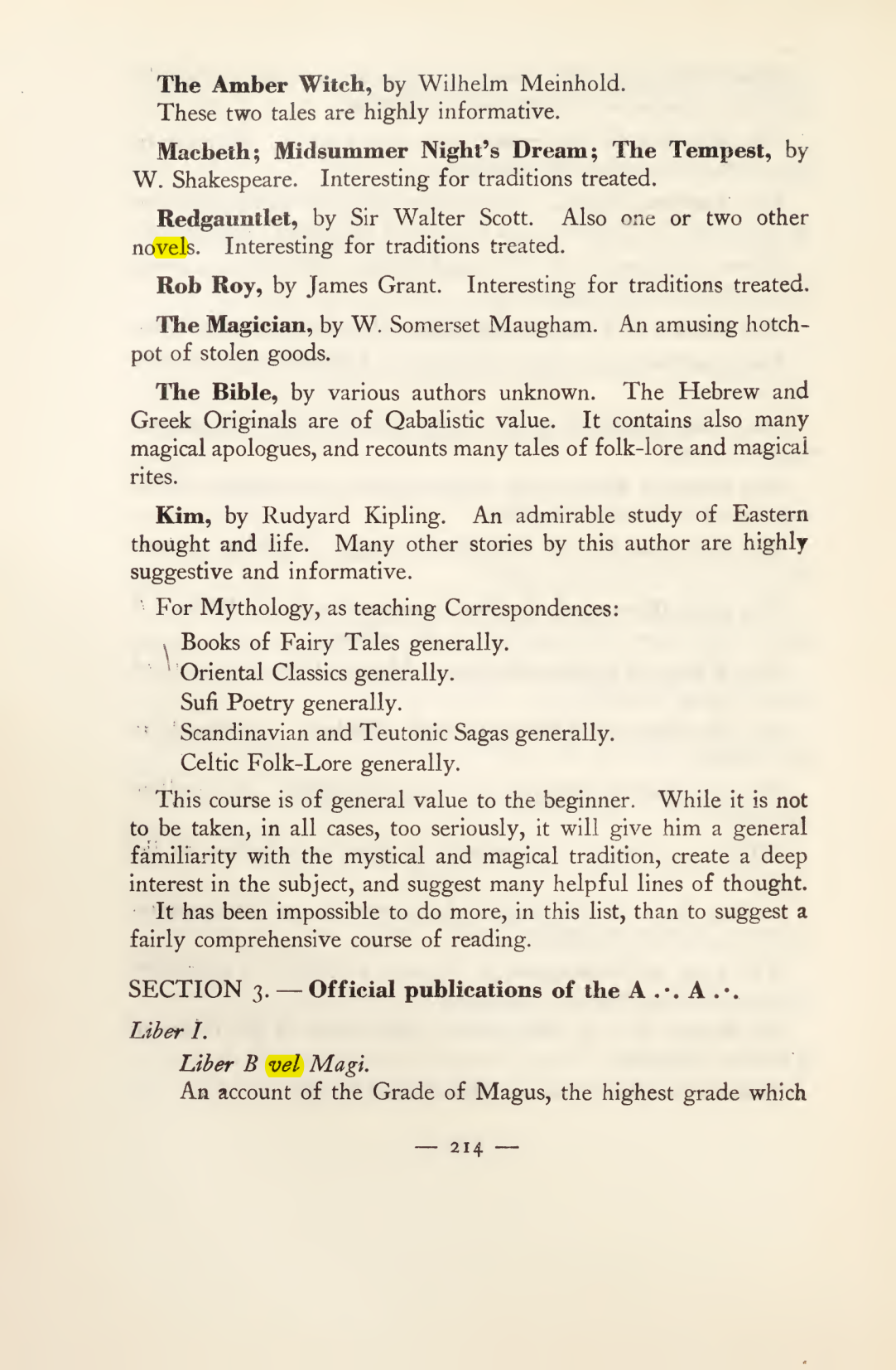 Original scan of Magick in Theory and Practice (Section 3), PDF page 10