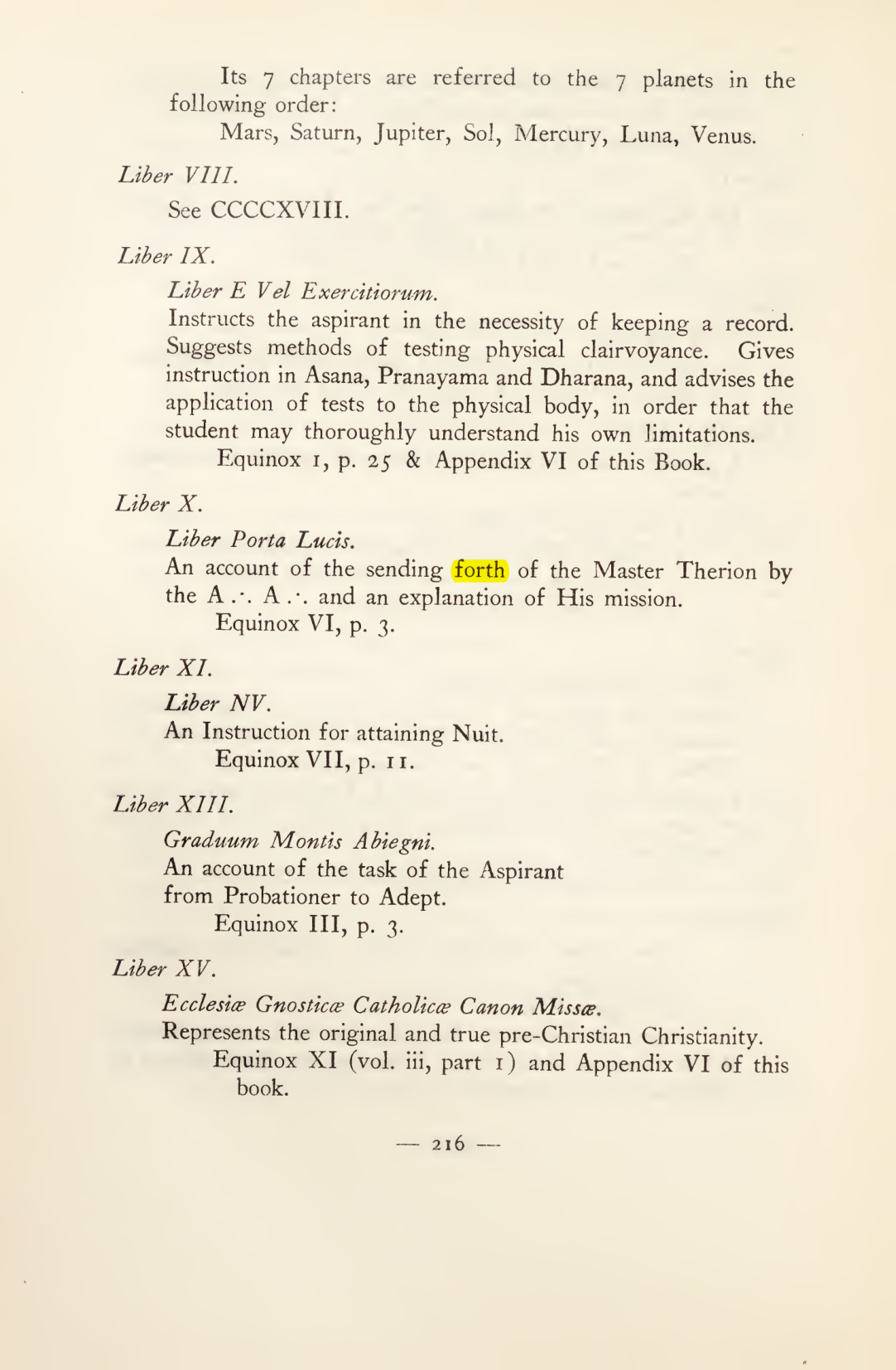 Original scan of Magick in Theory and Practice (Section 3), PDF page 12