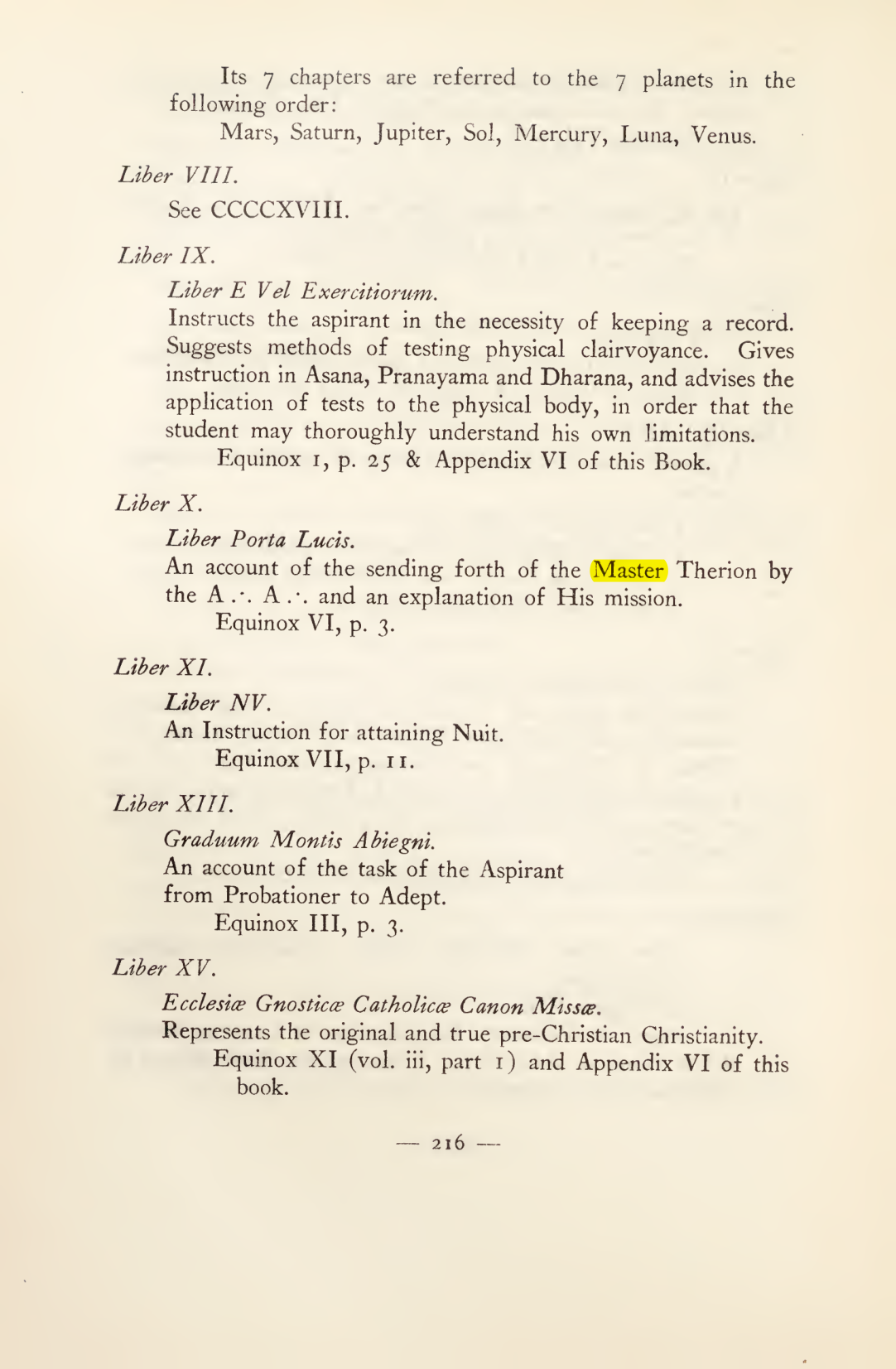 Original scan of Magick in Theory and Practice (Section 3), PDF page 12