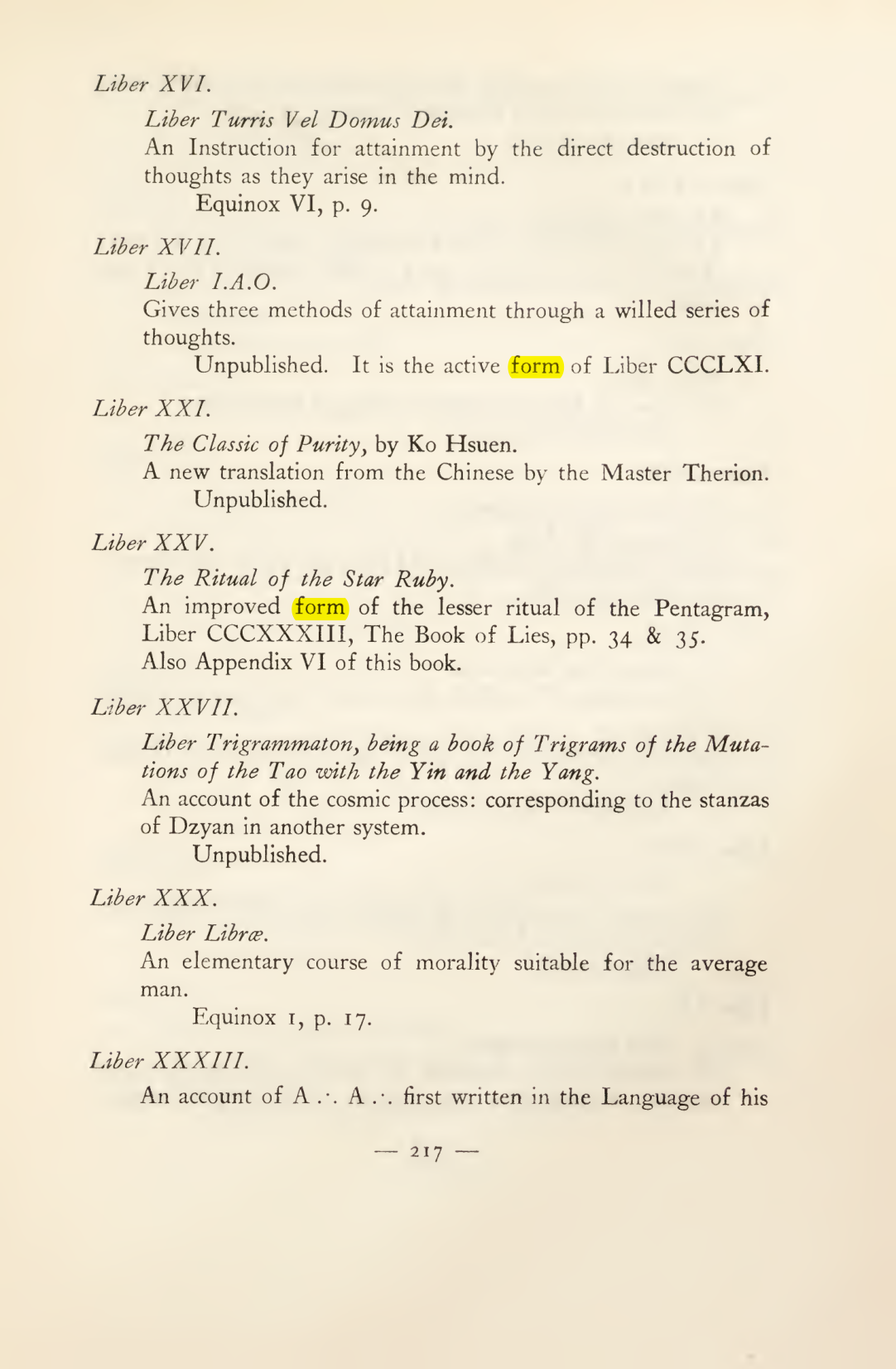 Original scan of Magick in Theory and Practice (Section 3), PDF page 13