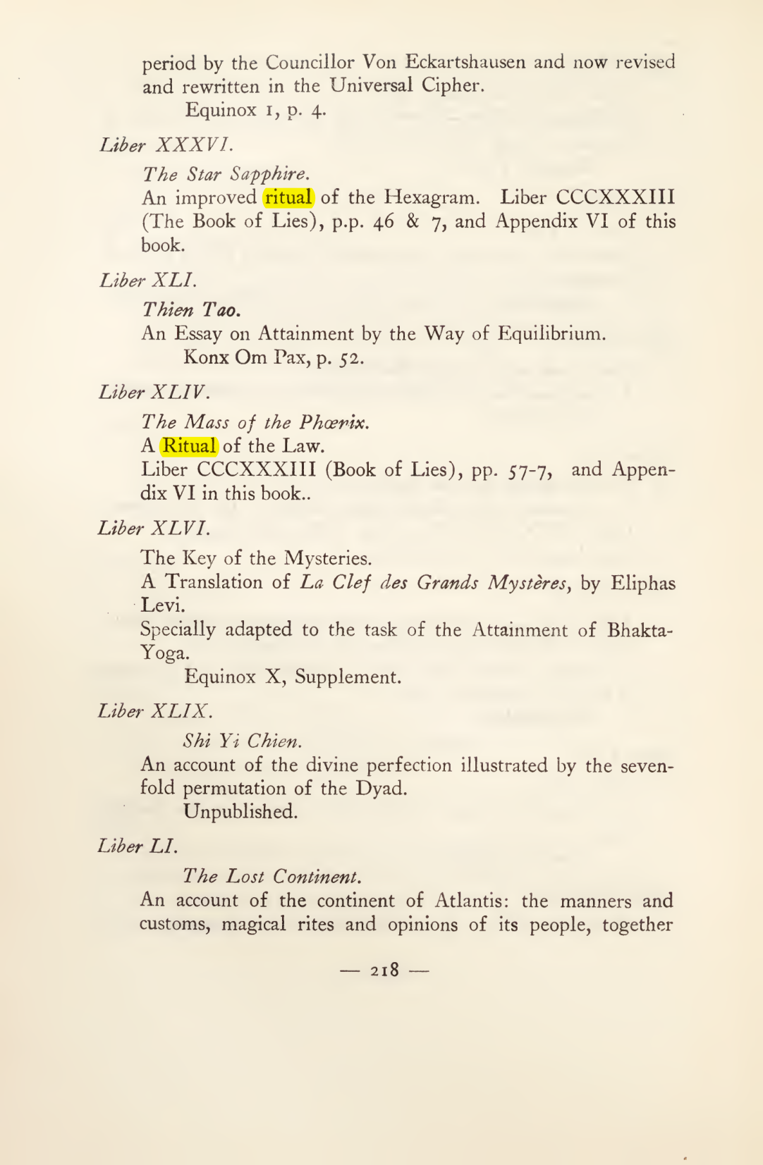 Original scan of Magick in Theory and Practice (Section 3), PDF page 14
