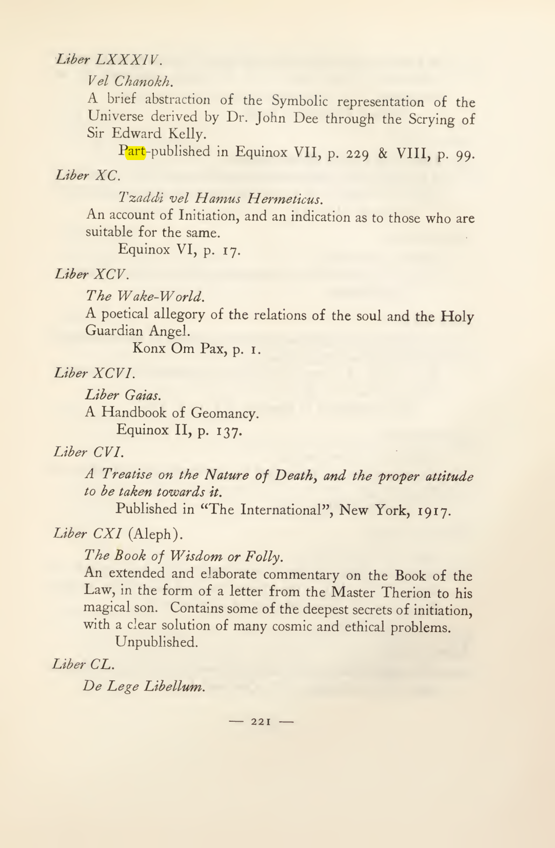 Original scan of Magick in Theory and Practice (Section 3), PDF page 17
