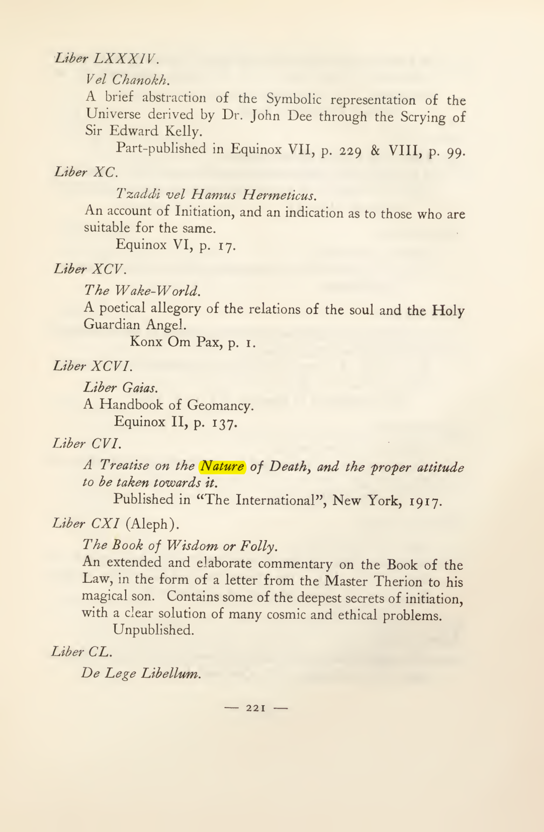 Original scan of Magick in Theory and Practice (Section 3), PDF page 17