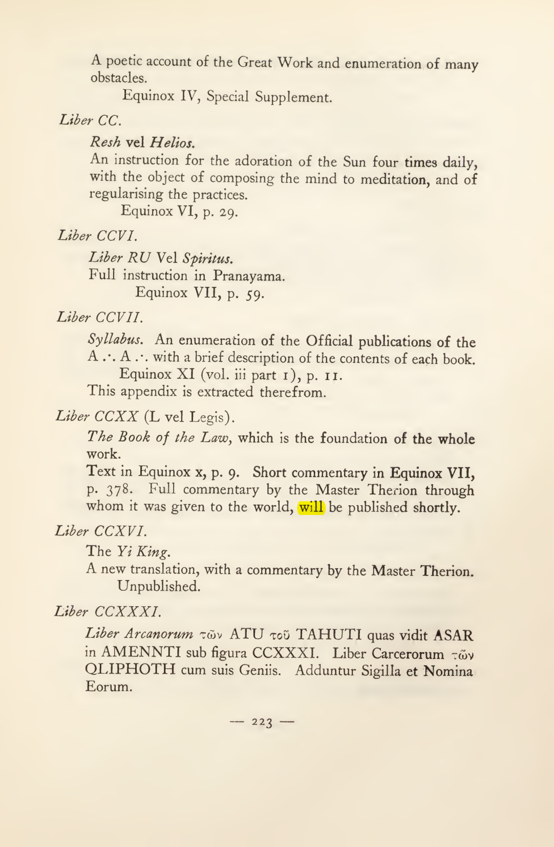 Original scan of Magick in Theory and Practice (Section 3), PDF page 19