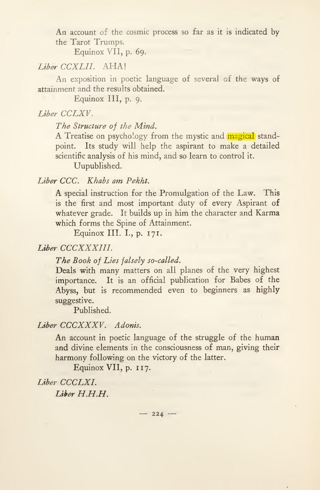 Original scan of Magick in Theory and Practice (Section 3), PDF page 20