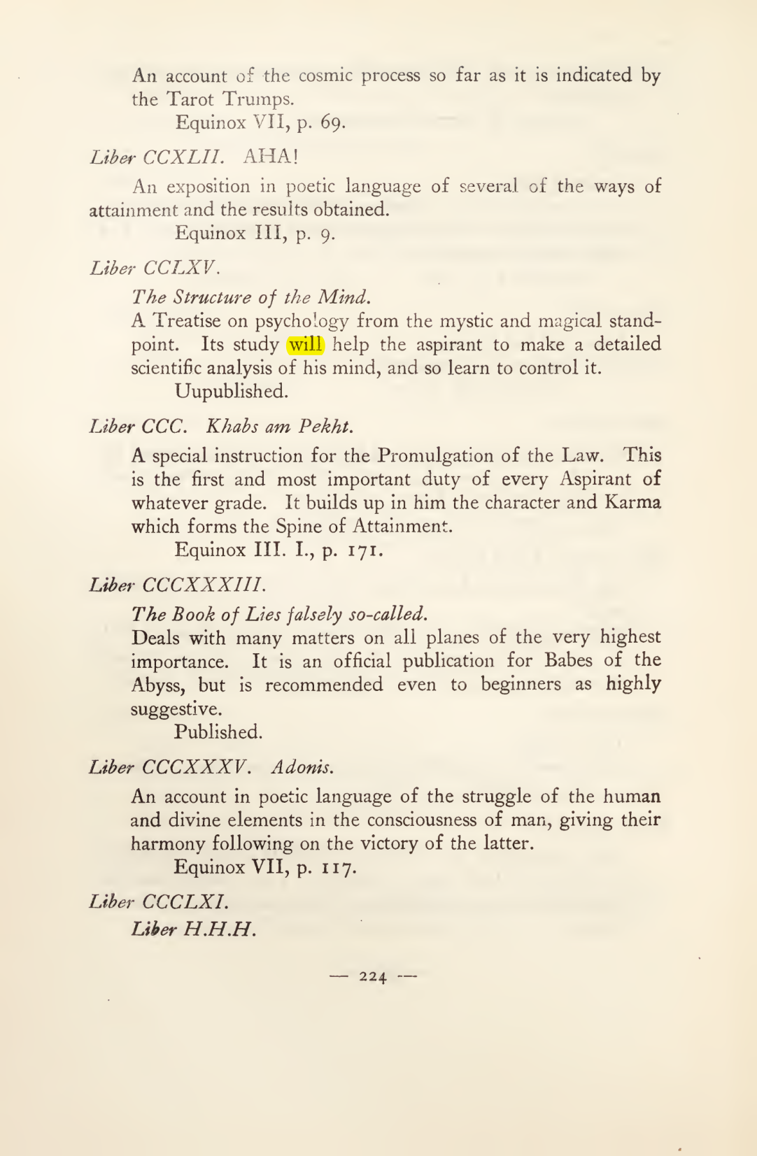 Original scan of Magick in Theory and Practice (Section 3), PDF page 20