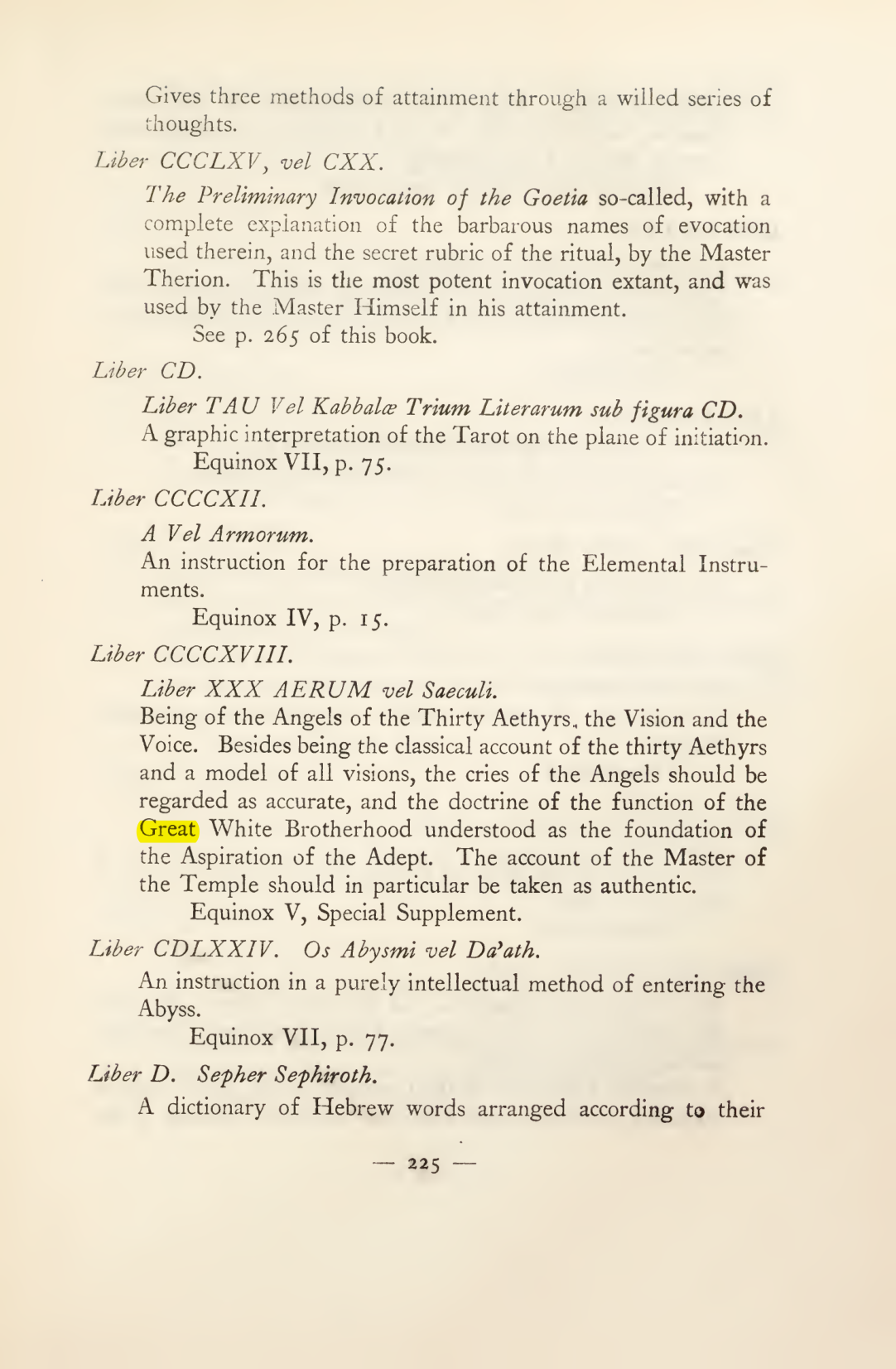 Original scan of Magick in Theory and Practice (Section 3), PDF page 21