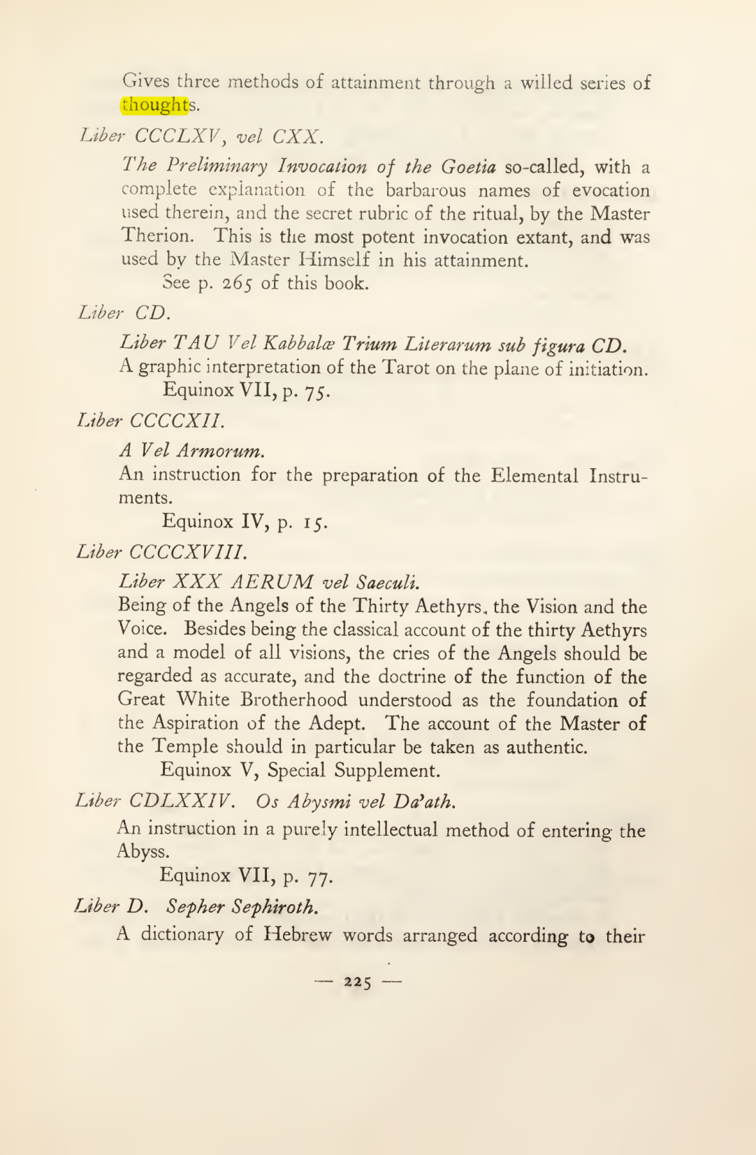Original scan of Magick in Theory and Practice (Section 3), PDF page 21