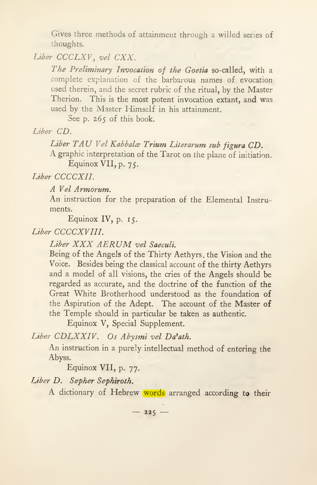 Original scan of Magick in Theory and Practice (Section 3), PDF page 21
