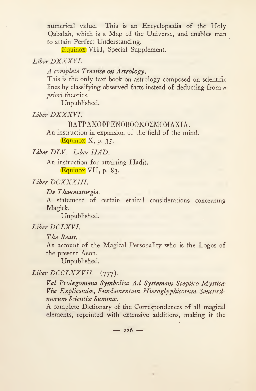Original scan of Magick in Theory and Practice (Section 3), PDF page 22