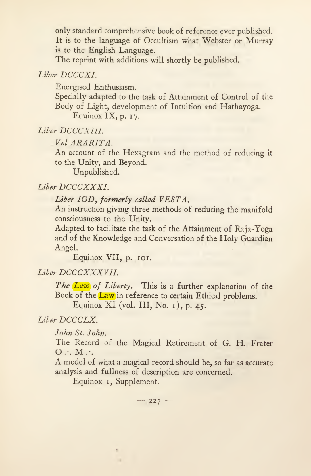 Original scan of Magick in Theory and Practice (Section 3), PDF page 23