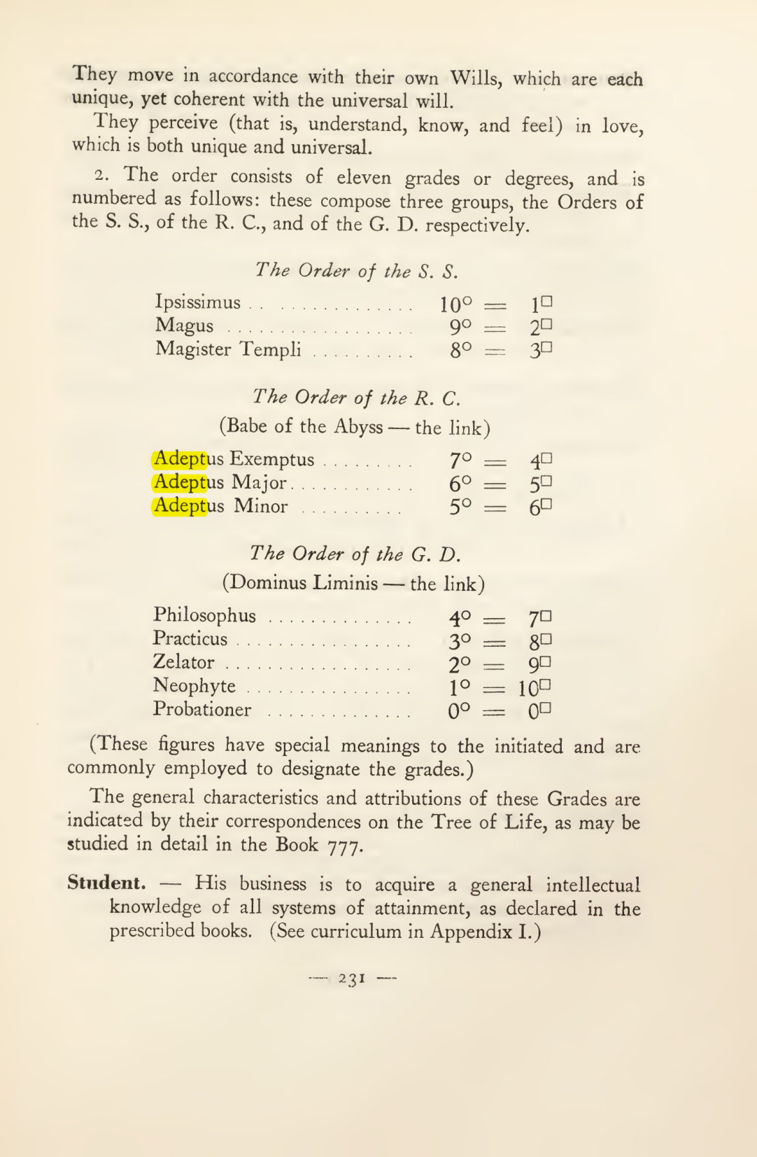 Original scan of Magick in Theory and Practice (Section 3), PDF page 27