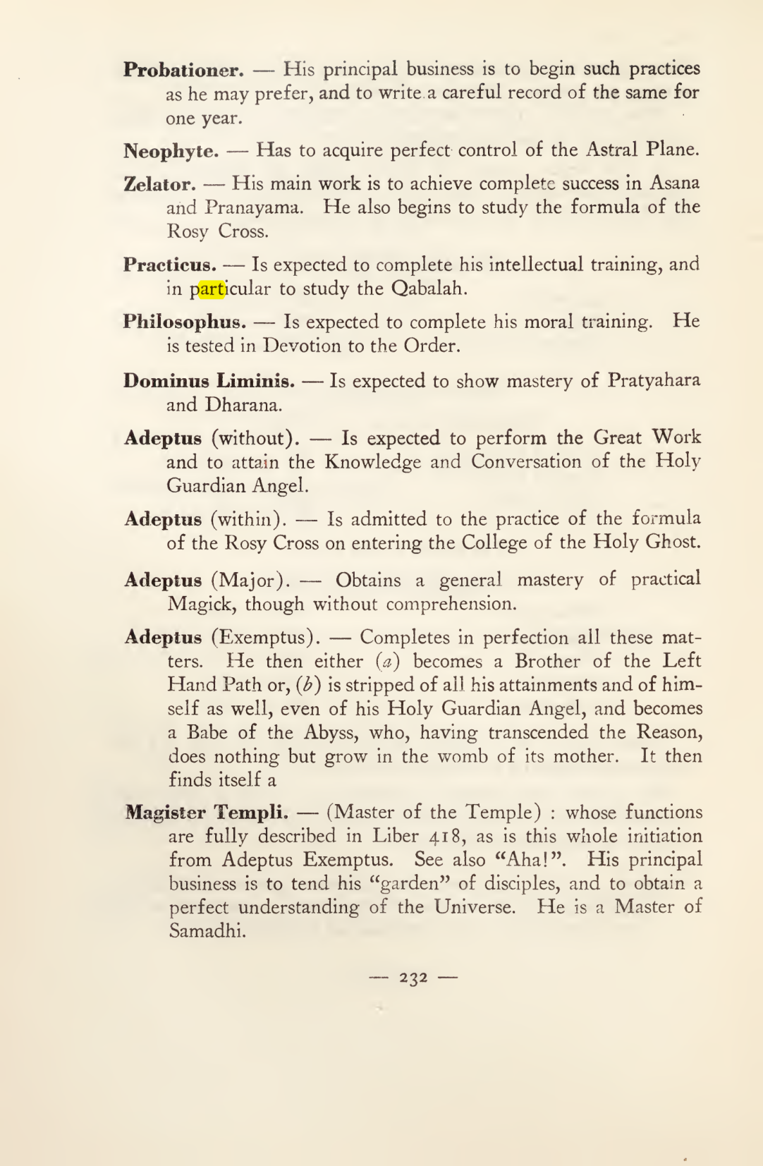 Original scan of Magick in Theory and Practice (Section 3), PDF page 28