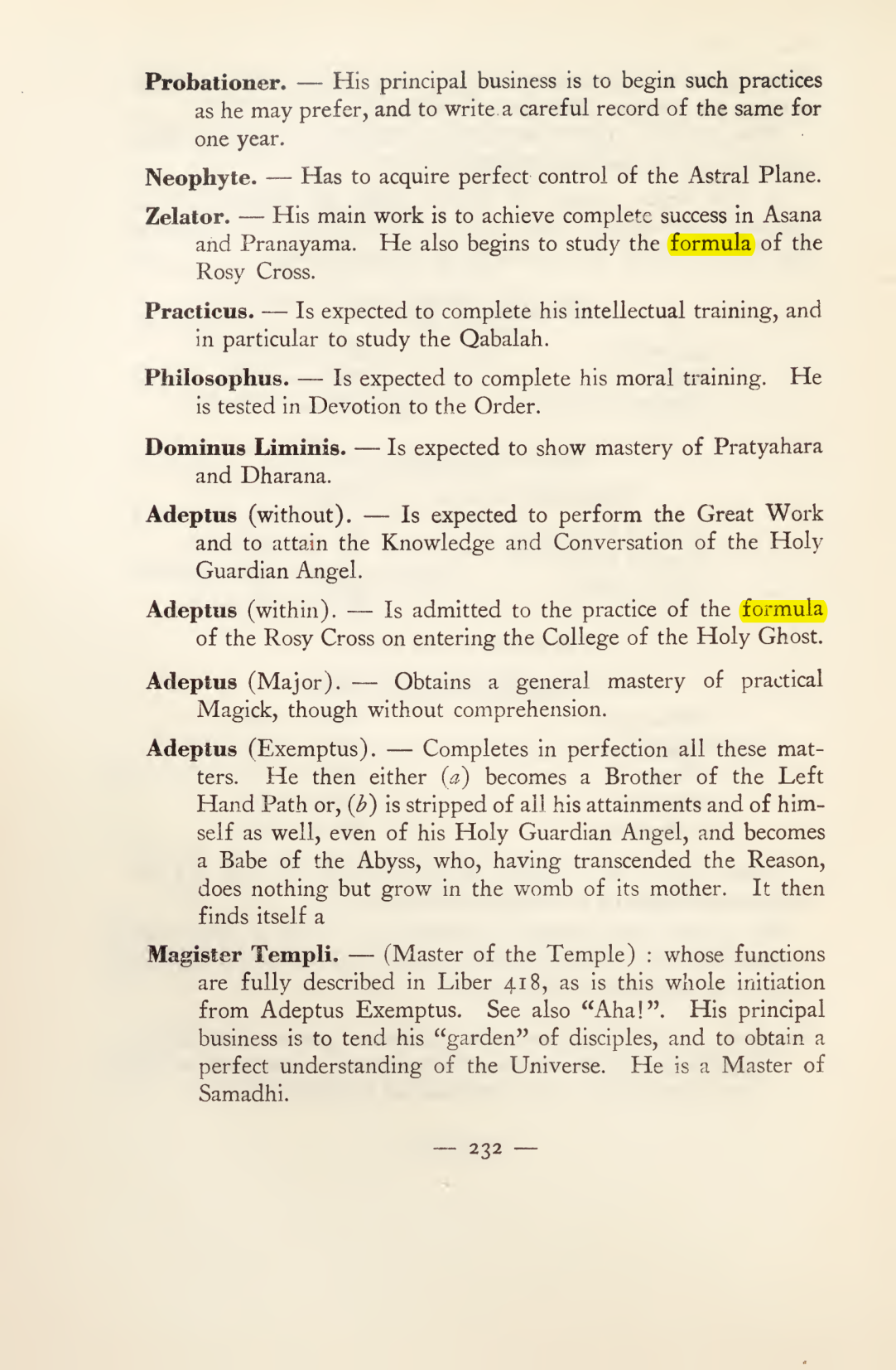 Original scan of Magick in Theory and Practice (Section 3), PDF page 28