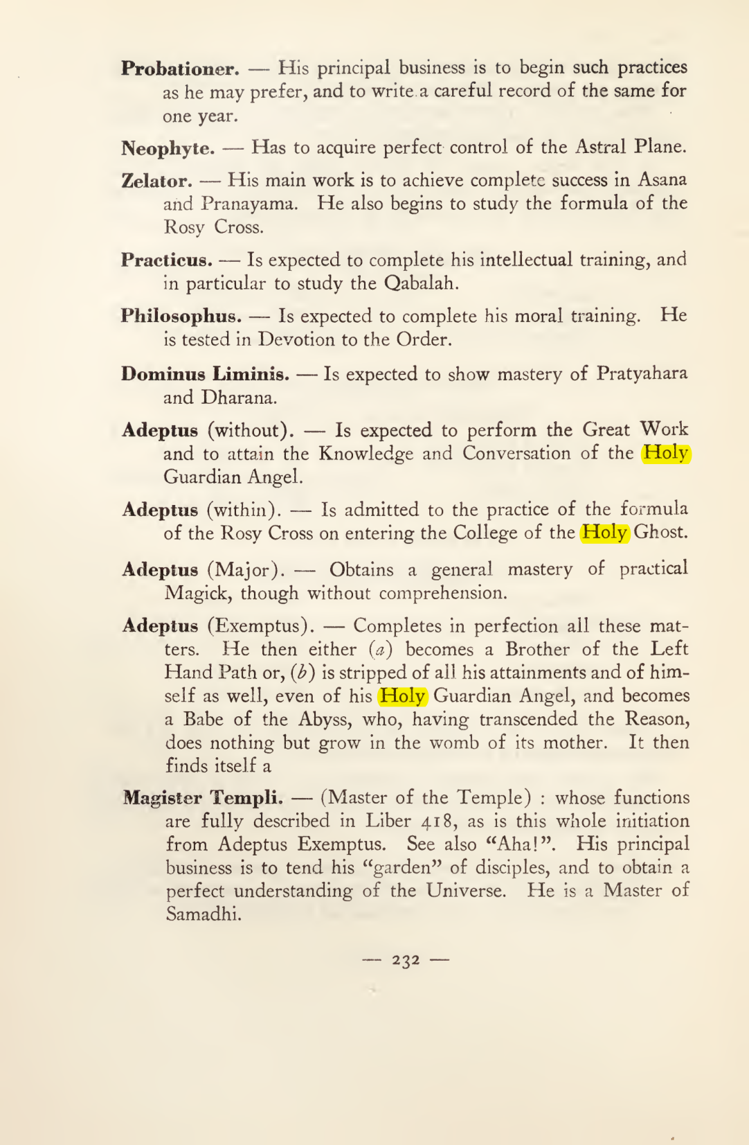 Original scan of Magick in Theory and Practice (Section 3), PDF page 28