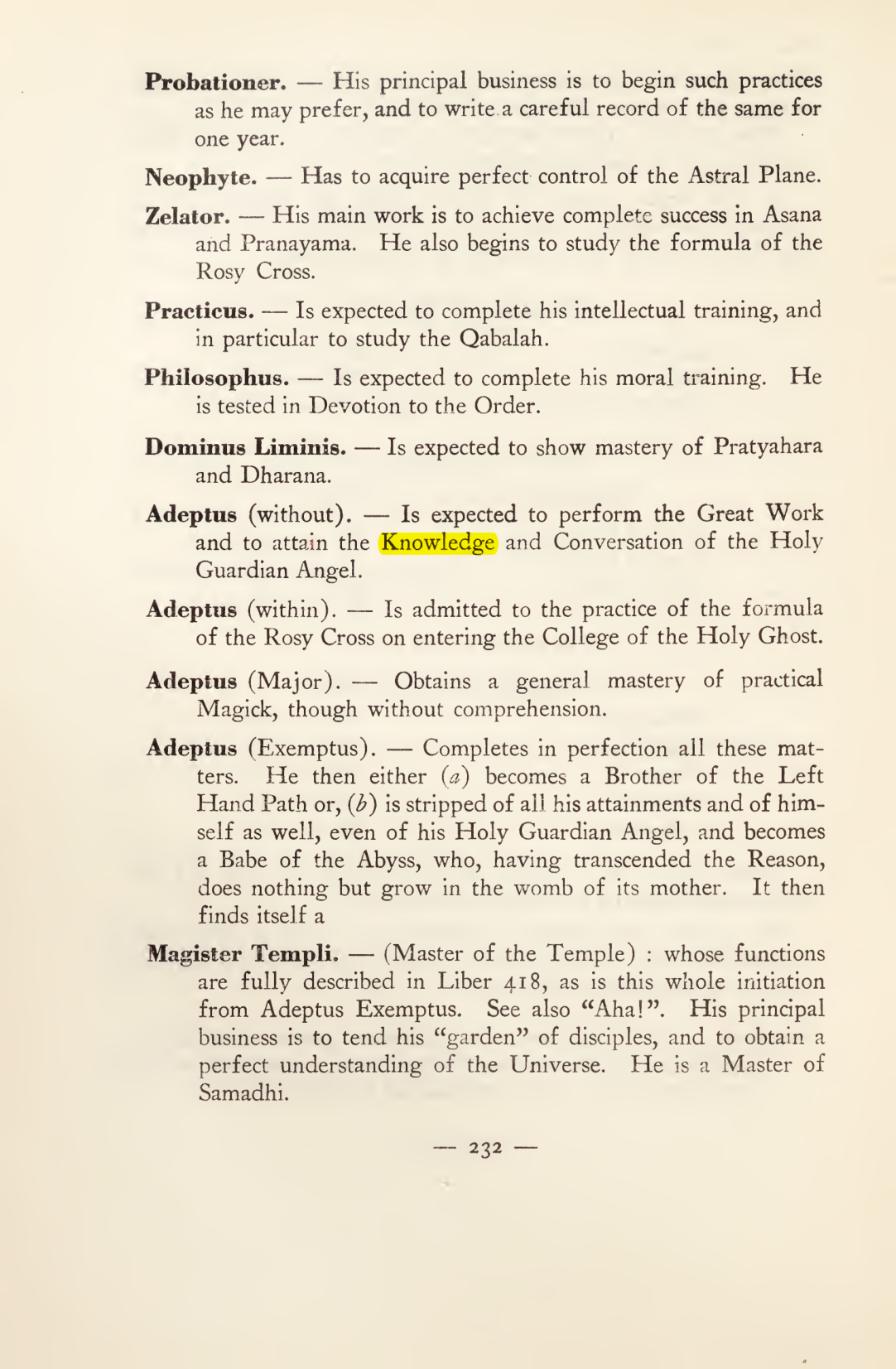 Original scan of Magick in Theory and Practice (Section 3), PDF page 28