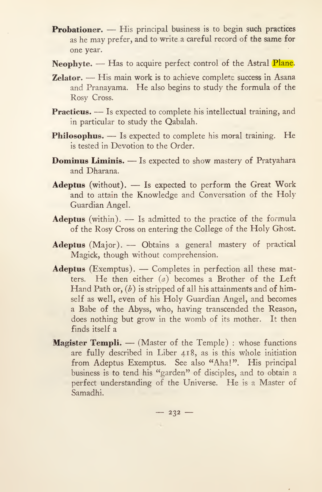 Original scan of Magick in Theory and Practice (Section 3), PDF page 28