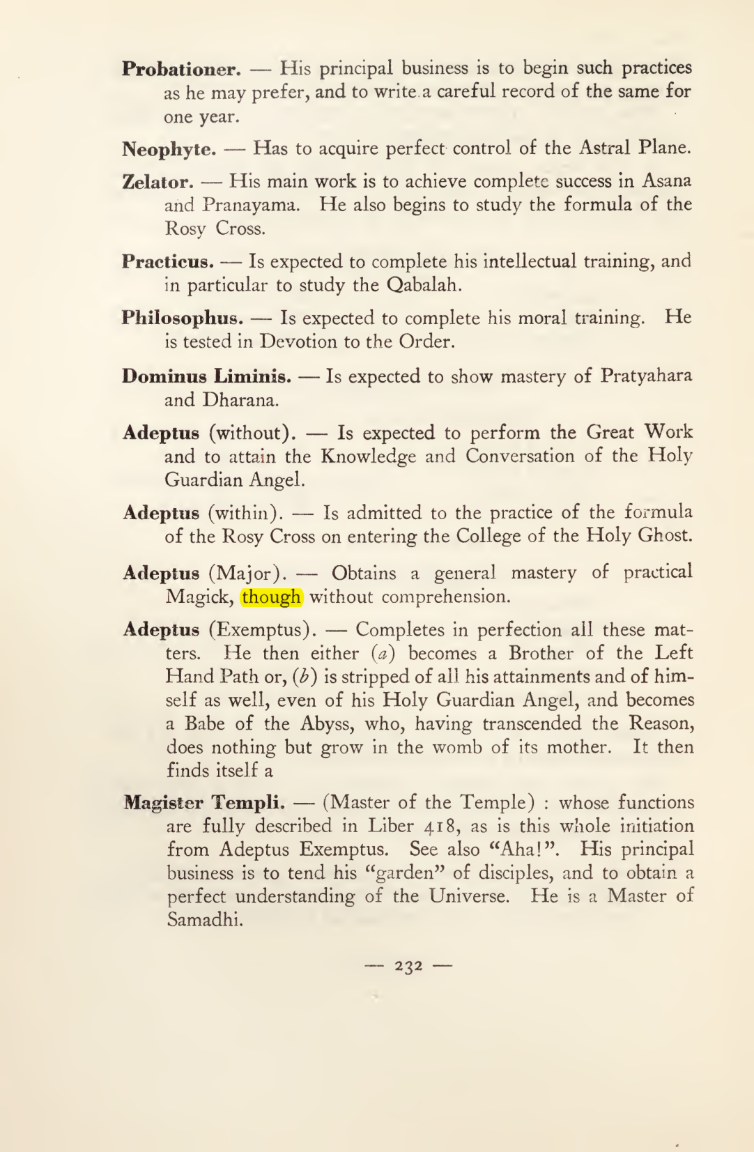Original scan of Magick in Theory and Practice (Section 3), PDF page 28