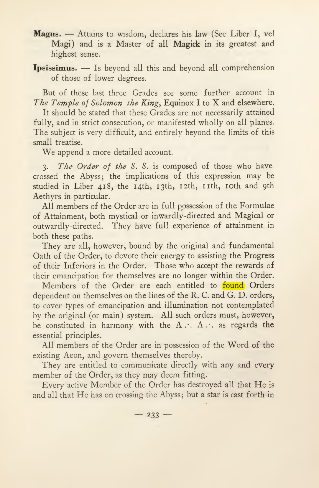 Original scan of Magick in Theory and Practice (Section 3), PDF page 29
