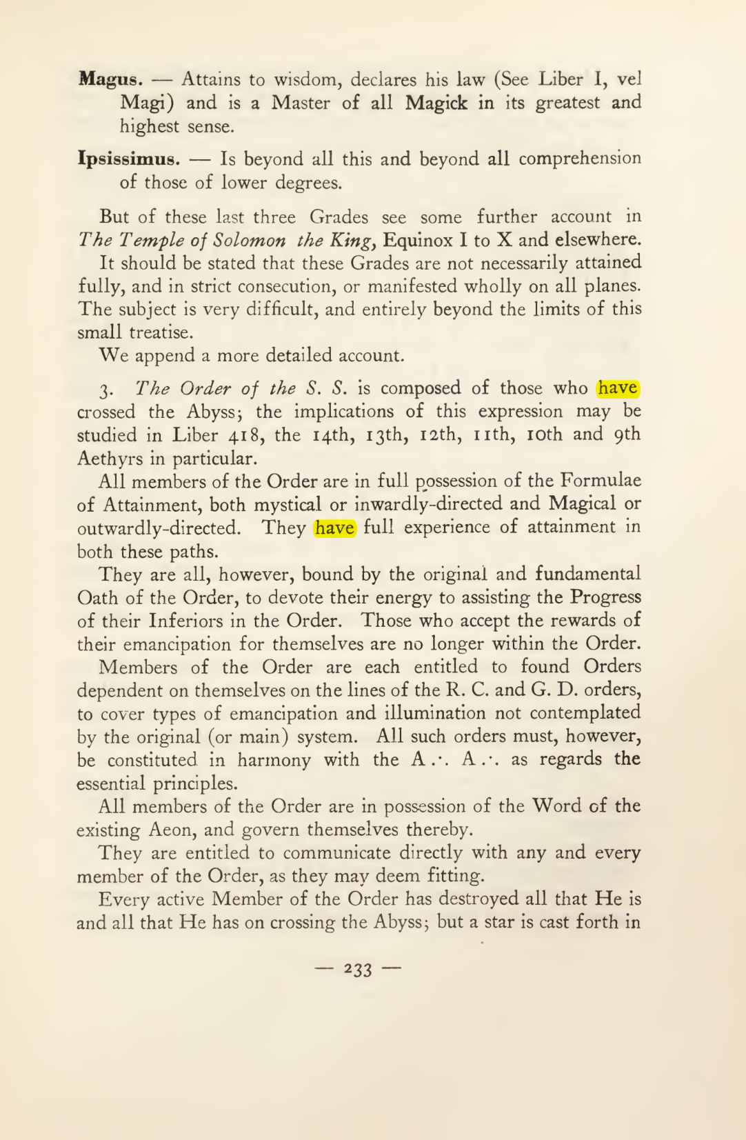 Original scan of Magick in Theory and Practice (Section 3), PDF page 29