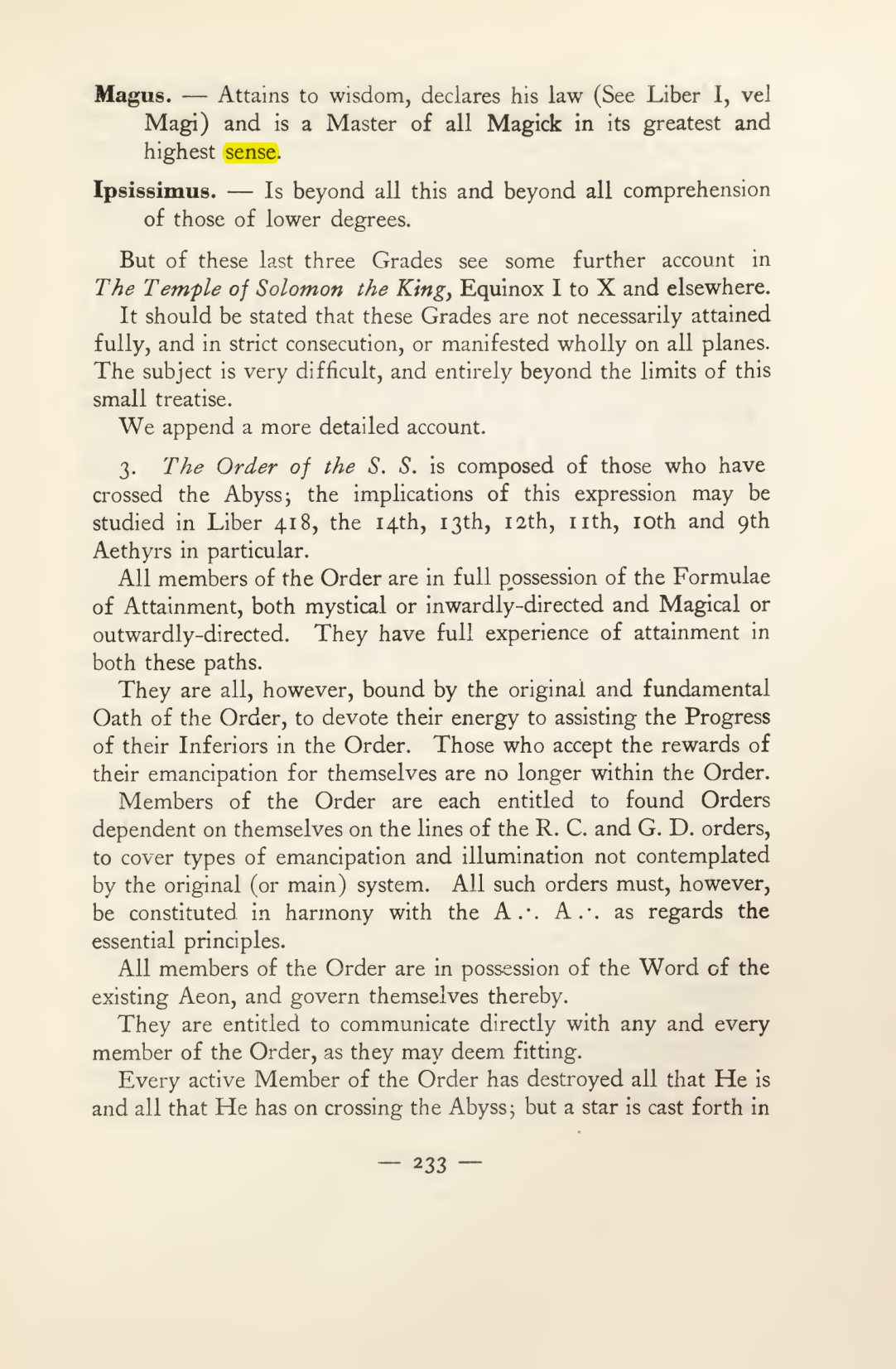 Original scan of Magick in Theory and Practice (Section 3), PDF page 29