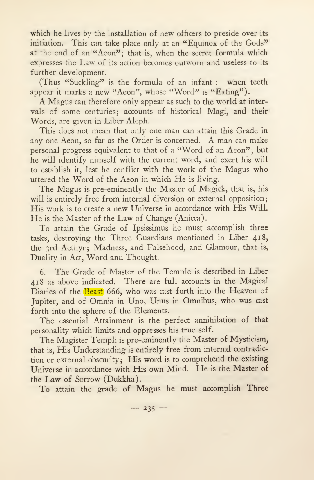 Original scan of Magick in Theory and Practice (Section 3), PDF page 31