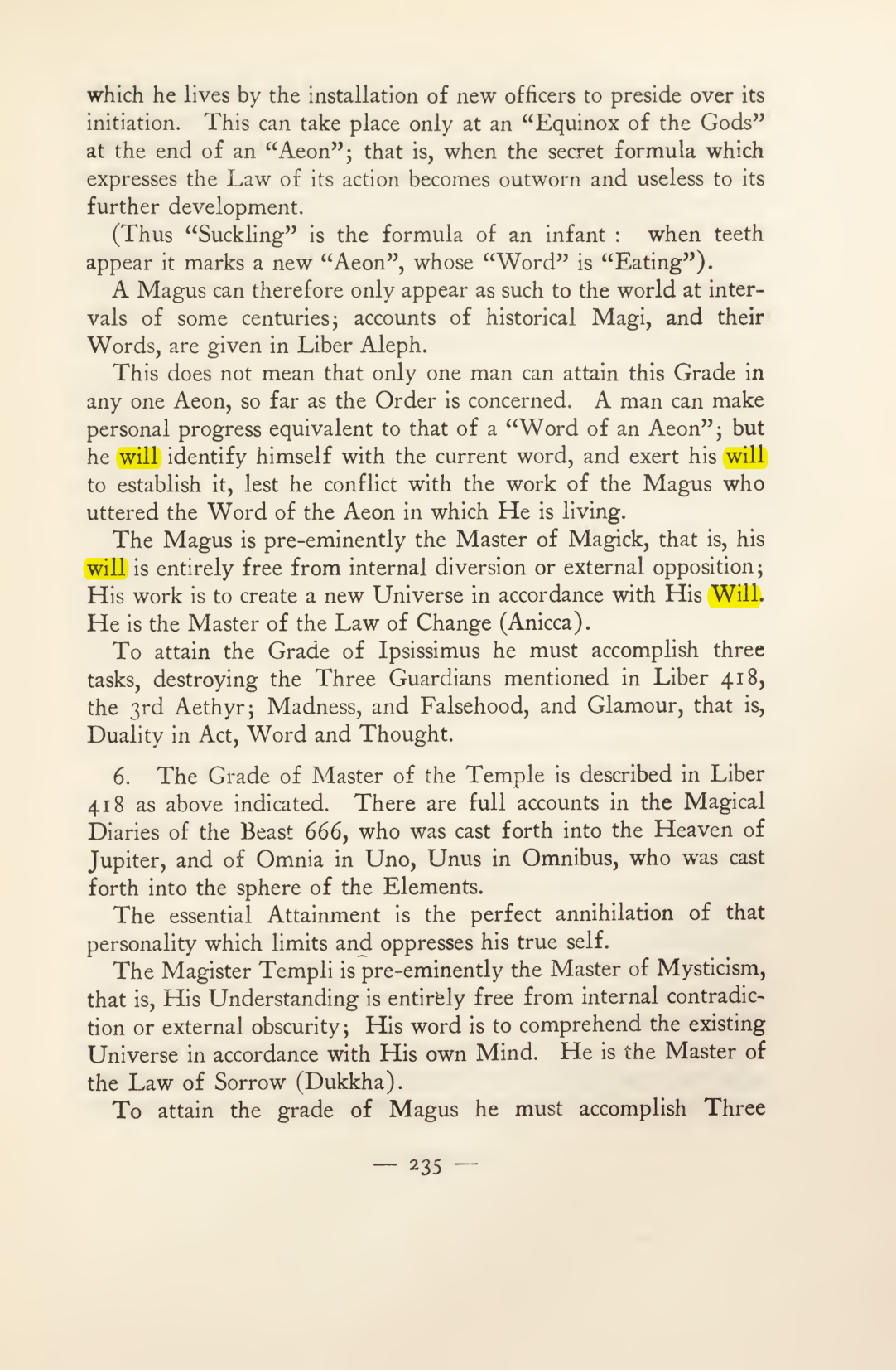Original scan of Magick in Theory and Practice (Section 3), PDF page 31