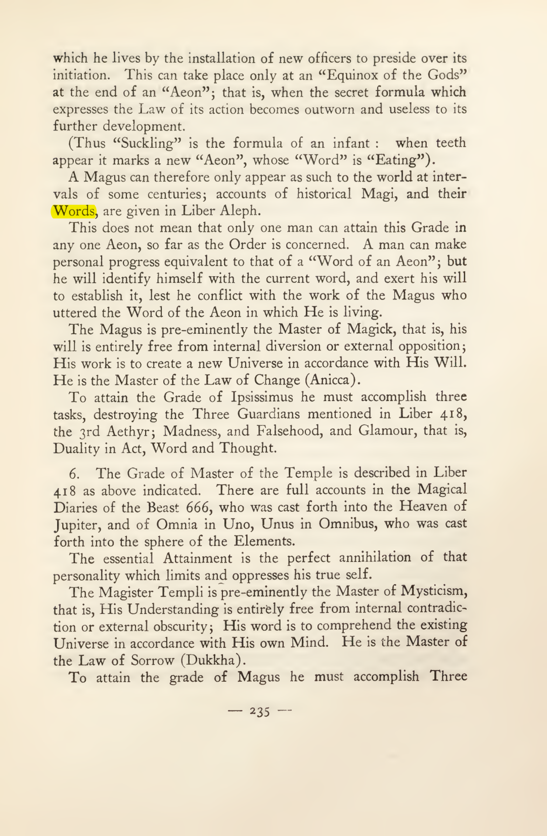 Original scan of Magick in Theory and Practice (Section 3), PDF page 31