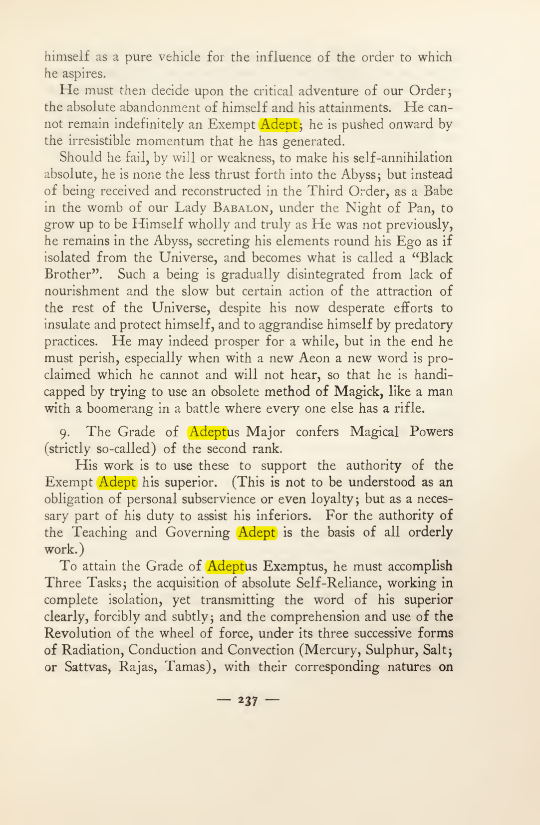Original scan of Magick in Theory and Practice (Section 3), PDF page 33