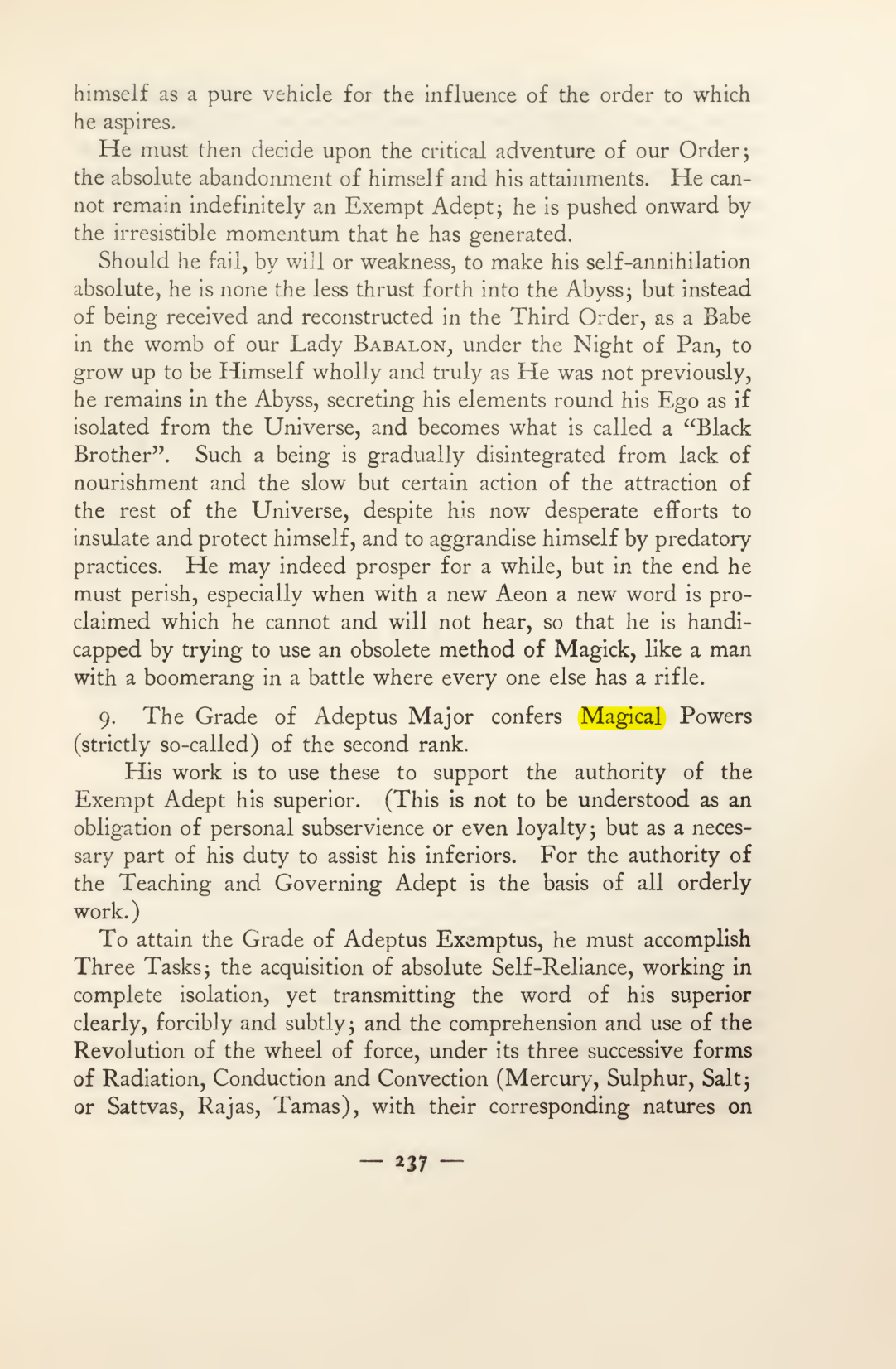 Original scan of Magick in Theory and Practice (Section 3), PDF page 33